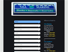 Tablet Screenshot of gllmarine.com